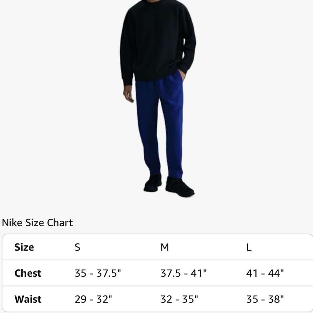 Nike Vibrant Blue Jogger Pants men’s small jogger sweatpants - Picture 9 of 9